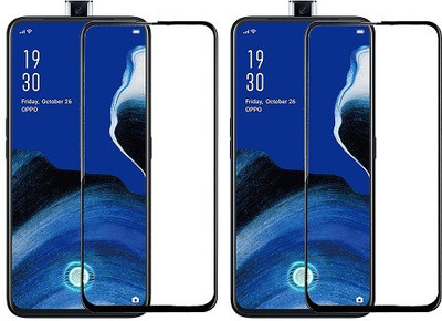 KARTRAY Edge To Edge Tempered Glass for OPPO Reno 2z(Pack of 2)
