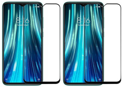 KARTRAY Edge To Edge Tempered Glass for Mi Redmi Note 8 Pro(Pack of 2)