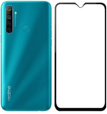 DSCASE Edge To Edge Tempered Glass for Realme 5(Pack of 1)