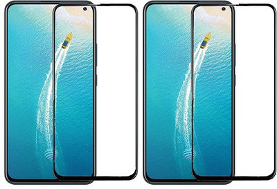 KARTRAY Edge To Edge Tempered Glass for Vivo V17(Pack of 2)