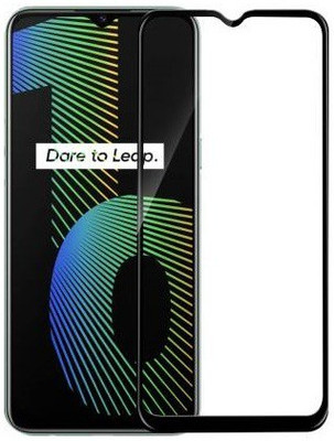 DSCASE Edge To Edge Tempered Glass for Realme 5(Pack of 1)