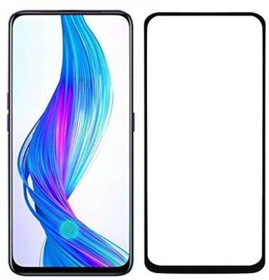 BRENZZ Edge To Edge Tempered Glass for Realme X(Pack of 1)