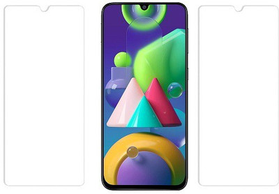 KARTRAY Tempered Glass Guard for Samsung Galaxy M21(Pack of 2)