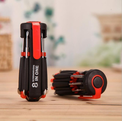 Skylight Tool Set 8 In 1 Multi Screwdriver Led Torch Portable Screwdriver Set(Pack Of 2) Combination Screwdriver Set(Pack of 2)