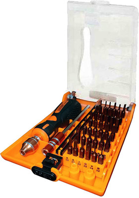 JAKEMY 38-in-1 interchangeable Professional Precision Mini Screwdriver DIY Tool Set with 1 Non-Slip Handle, 1 Extension Bar and 36 High Precise Bits, hardware tool for Household Repair - JM-8106 Precision Screwdriver Set(Pack of 1)