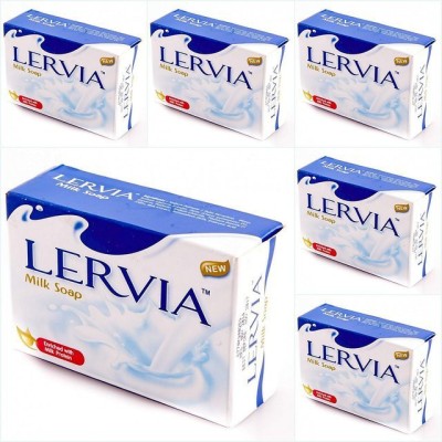 Lervia MILK SOAP - PACK OF 6 (75 Gms)(6 x 12.5 g)