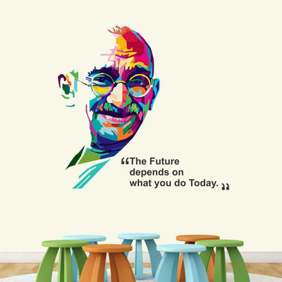 amazinghub 60 cm M..THE FUTURE Self Adhesive Sticker(Pack of 1)