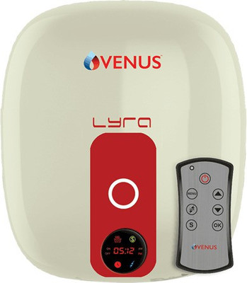 Venus 10 L Storage Water Geyser (LYRA DIGITAL 10RD IVORY/WINERED, IVORY)