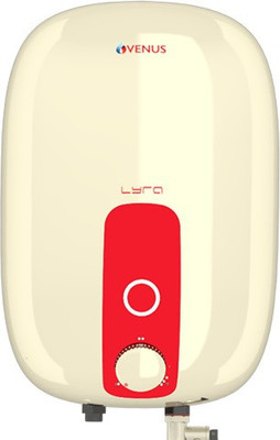 Venus 025r LYRA 25 L Storage Water Geyser(Ivory, Red)