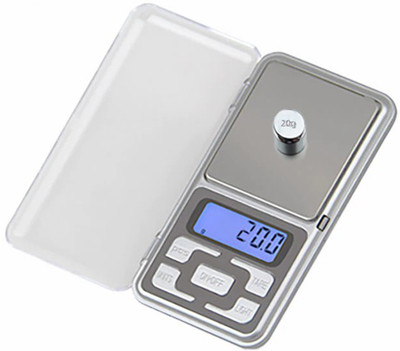 Planetoid Digital 0.1 g to 200 g Mini Pocket Weight Scale Measurement Jewellery Weighing Weighing Scale(Silver)