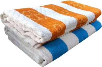 Visoka Tex Terry Cotton 400 GSM Bath Towel Set(Pack of 2)