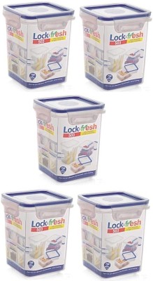 N H Enterprise Plastic Utility Container  - 750 ml(Pack of 5, White)