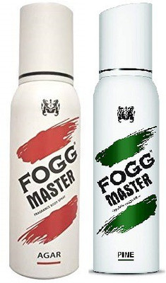 FOGG Master Agar + Pine Body Spray 120ml*2pcs SF2398 Body Spray  -  For Men(240 ml, Pack of 2)