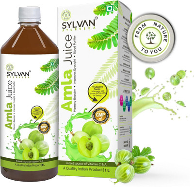 SYLVAN AYURVEDA SLVAN Fresh Amla Juice 1L I Immunity Booster I(1000 ml)