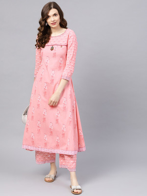 Ishin Women Kurta Palazzo Set