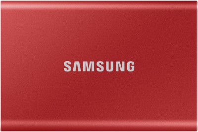 SAMSUNG T7 500 GB External Solid State Drive(Red)