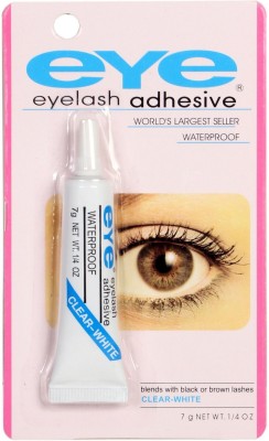 McAdams Waterproof False Eyelashes Makeup Adhesive Eye Lash Glue Clear White(Pack of 1)