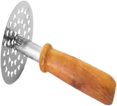 VIVAAN wooden potato vegetable masher Steel Masher(Pack of 1)