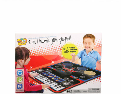 16% OFF on Hamleys 2-in-1 Musical Jam Playmat Zippy Mat(Multicolor) 16% OFF on Hamleys 2-in-1 Musical Jam Playmat Zippy Mat(Multicolor)