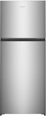 Hisense 411 L Frost Free Double Door 2 Star Refrigerator(STAINLESS STEEL, RT488N4ASB2)