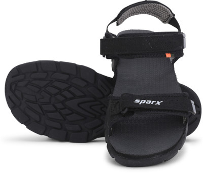 Sparx SS-119 Men Black, Grey Sandals