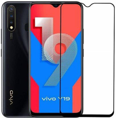 Gorilion Edge To Edge Tempered Glass for Vivo Y19(Pack of 1)