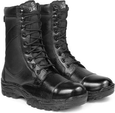YUVRATO BAXI Men's Casual Army Boot's Boots For Men(Black , 9)