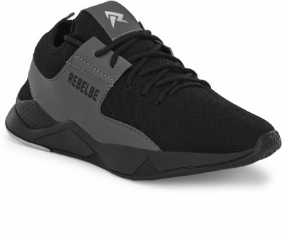 RebelBe Running Shoes For Men(Black)