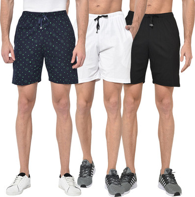 MACK JONNEY Solid Men Multicolor Regular Shorts