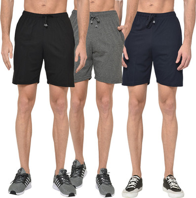 MACK JONNEY Solid Men Multicolor Regular Shorts