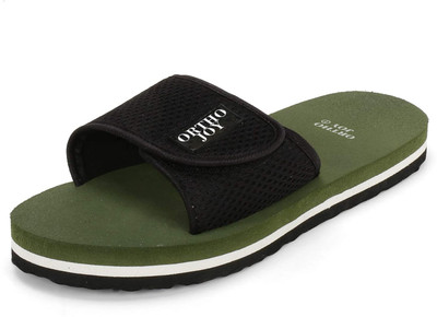 ORTHO JOY Men Men's Doctor Ortho Slippers/Flip-flops - Green - 08 Flip Flops(Green , 8)