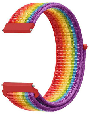 CellFAther Soft Nylon Sport Band Strap for Fitbit Versa/Versa 2 /Versa Lite (Watch Not Included) -Pride Smart Watch Strap(Mullti Color)