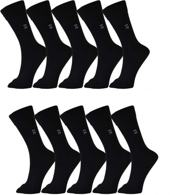YJ FASHION Men Mid-Calf/Crew(Pack of 10)