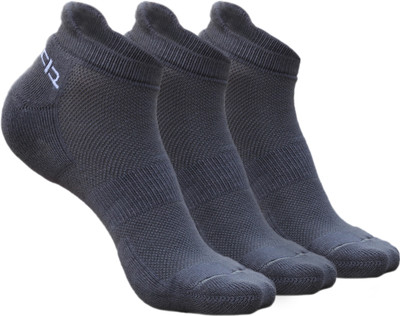 Heelium Men Solid Ankle Length(Pack of 3)