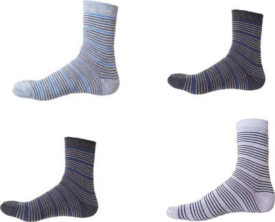 entrprise icon Men & Women Striped Calf Length(Pack of 4)