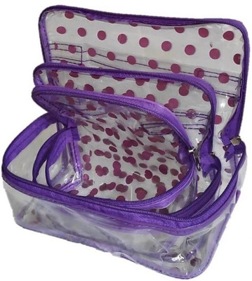 AA COLLECTION PURPLE DOTTED DESIGN VANITY BOX FOR MULTIPURPOSE STORAGE CAN STORE DIFFERENT KIND OF PRODUCTS SAFELY INCLUDING MAKEUP KITS, CHILDREN STATIONERIES AND OTHER ITEMS SAFELY AND EASY TO CARRY Vanity Box(Purple) AA COLLECTION PURPLE DOTTED DESIGN VANITY BOX FOR MULTIPURPOSE STORAGE CAN STORE DIFFERENT KIND OF PRODUCTS SAFELY INCLUDING MAKEUP KITS, CHILDREN STATIONERIES AND OTHER ITEMS SAFELY AND EASY TO CARRY Vanity Box(Purple)