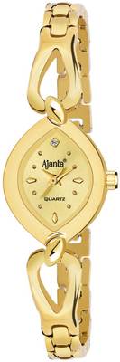Ajanta wrist watch golden online