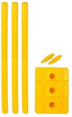 ARI HEAVY PLASTIC CRICKET STUMPS SET(Yellow)