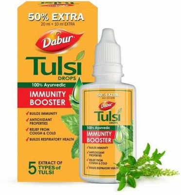 Dabur TULSI DROPS(Pack of 2, 30)