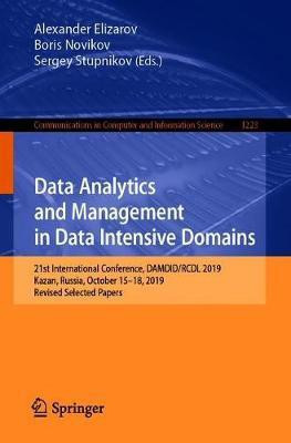 Data Analytics and Management in Data Intensive Domains(English, Paperback, unknown)
