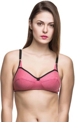 SSoShHub Fashion 5 Star Bra Women Full Coverage Non Padded Bra(Pink)