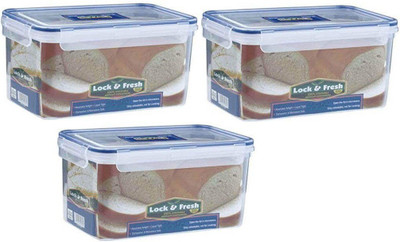 Randal Plastic Utility Container  - 2250 ml(Pack of 3, White)