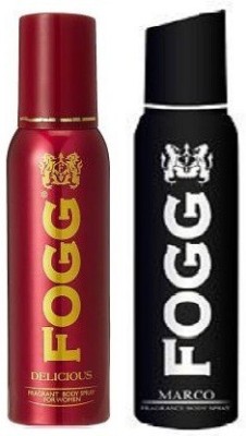 FOGG Regular Delicious + Marco Body Spray 120ml*2Pcs LP2234 Body Spray  -  For Men & Women(240 ml, Pack of 2)