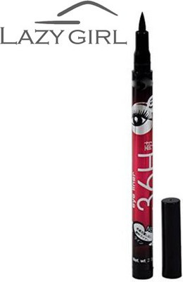 lazygirl 36 Hours Precision Liquid Waterproof Lash Eyeliner Pencil - Black 13 g(Black)
