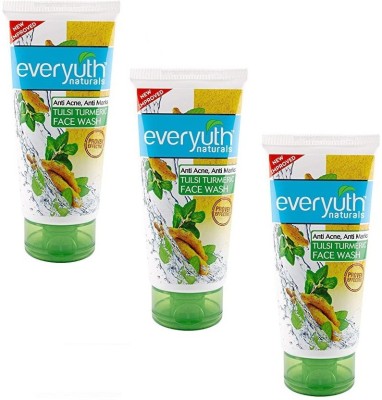 Everyuth Naturals Naturals Tulsi Turmeric  (50 g) (pack of 03) Face Wash(150 g)