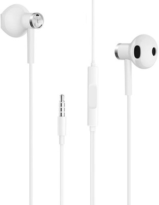 HELOKUKI R_ed_mi Note 9 Pro / Note 9 / Note 8 / Note 8 Pro / 8 / 8A / Wired Headset(White, In the Ear)