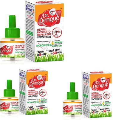 Dr. Dengue Herbal Mosquito Repellent Vaporiser 45g (Pack of 3)(3 x 45 ml)