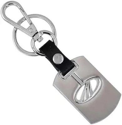 gtrp Mahidra logo car bike silver Colour Keychain Key Chain