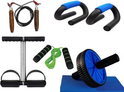 savgyan 5in1 Combo Weight Loss Fitness Equipment for Men & Women Home Gym Home Gym Kit