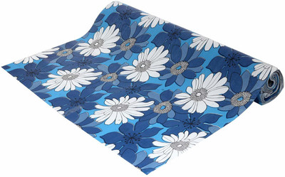 Dakshya Industries PVC (Polyvinyl Chloride) Drawer Mat(Blue, Extra Large)